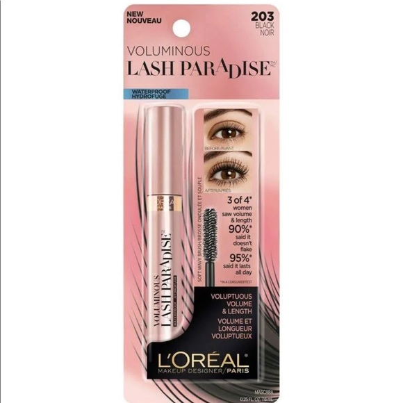 Waterproof L’Oréal Lash Paradise black mascara. - Picture 1 of 3